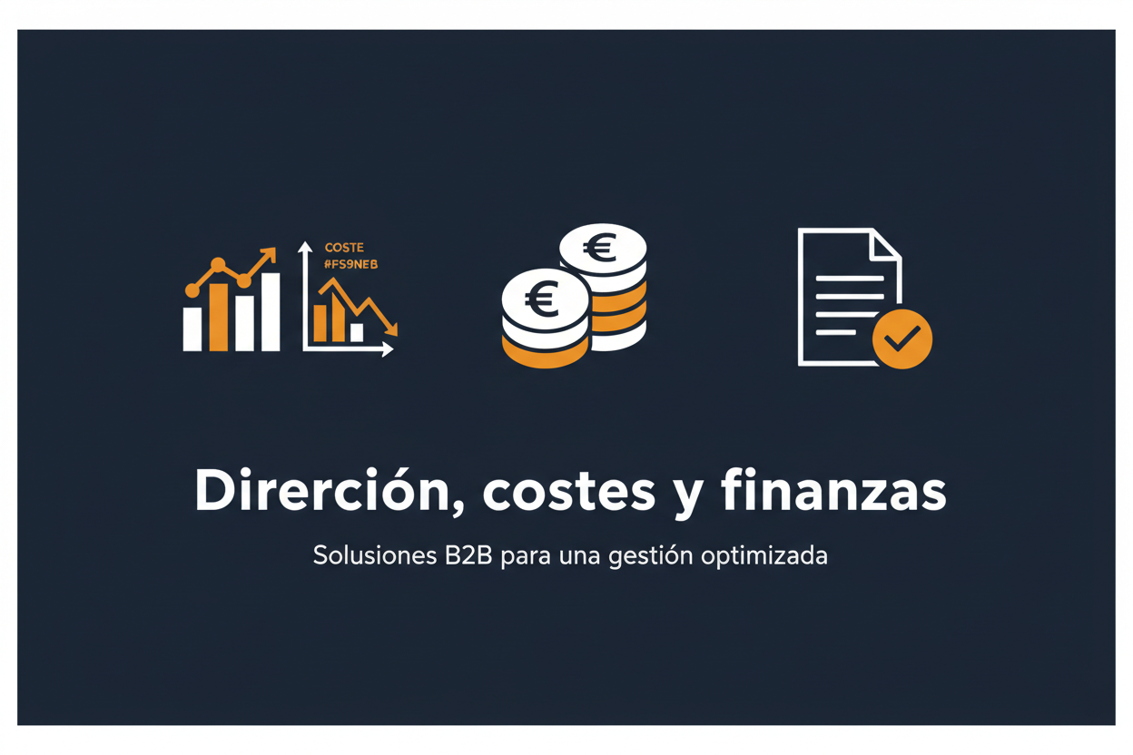 Dirección, costes y finanzas para PyMEs - plantillas de tesorería, costes y cuadros de mando