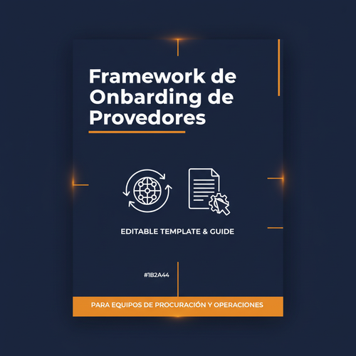 Framework de Onboarding de Proveedores